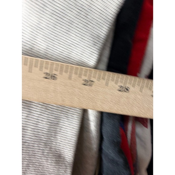 Vintage Lee America Sweatshirt Mens XL Gray Raglan Stars Stripes Sharkys 90s - Picture 5 of 6